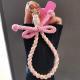 Multi-strand Braided Bow Phone Lanyard