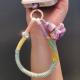 Contrast-color Tassel Pendant Hand-woven Sturdy And Durable Phone Lanyard