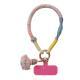 Contrast-color Tassel Pendant Hand-woven Sturdy And Durable Phone Lanyard