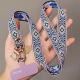 Retro Patterned Embroidered Braided Sturdy Anti-loss Lanyard For Phones
