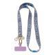 Retro Patterned Embroidered Braided Sturdy Anti-loss Lanyard For Phones