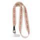 Hollow-out Lace Ribbon Long Neck-hanging Phone Lanyard