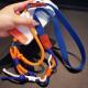 Long Crossbody Color-Block Woven Phone Lanyard