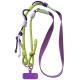 Long Crossbody Color-Block Woven Phone Lanyard