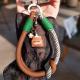 Outdoor Portable Travel Tag Woven Phone Lanyard