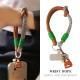Outdoor Portable Travel Tag Woven Phone Lanyard
