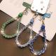 Full-diamond Two-tone Braided Phone Case Lanyard