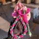 Cotton Chanel-style Personalized Hand-knitted Lanyard