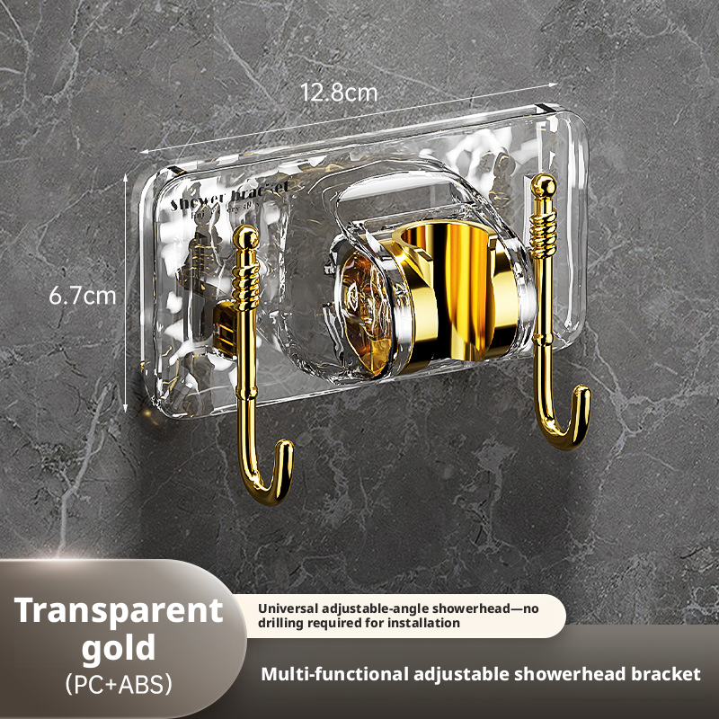 Glacier Shower Holder-Gold-1 piece - Option1