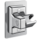 Adjustable shower support-round-gray-ABS-1 piece - Option1