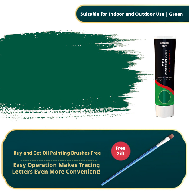 Stone Monument Paint-Green-30g-1 stick - Option1