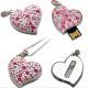 Heart Shaped USB Flash Drive With Drill