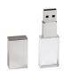 Crystal USB Flash Drive, Transparent Glass USB Flash Drive, Personalized Creative USB Flash Drive
