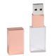 Crystal USB Flash Drive, Transparent Glass USB Flash Drive, Personalized Creative USB Flash Drive