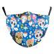 Wansheng Digital Printing Face Animal Tiger Ear Hanging Double-layer Mask
