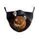Digital Printing Wansheng Face Mask Skull Double-layer Dust Mask