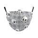 Digital Printing Halloween Skull Pumpkin Creative Design Double-layer Dustproof Mask