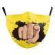Digital Printing Halloween Skull Pumpkin Creative Design Double-layer Dustproof Mask