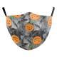 Digital Printing Halloween Skull Pumpkin Creative Design Double-layer Dustproof Mask