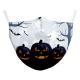 Digital Printing Halloween Skull Pumpkin Creative Design Double-layer Dustproof Mask