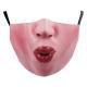 Halloween Digital Printing Funny Face Double-layer Dust Mask