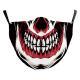 Wanfestival Skull Clown Digital Printing Double-layer Dust Mask