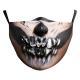 Digital Printing Ghost Face Wansheng Clown Funny Double-layer Dust Mask