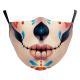 Digital Printing Ghost Face Wansheng Clown Funny Double-layer Dust Mask
