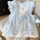 Ruffle-trimmed Age-reducing Loose-fit Puff-sleeve Doll Shirt