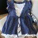 Ruffle-trimmed Age-reducing Loose-fit Puff-sleeve Doll Shirt