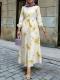 Loose-fitting High-waisted Drawstring Casual Long-sleeve Dress