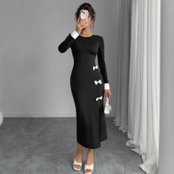 Elegant And Casual Knitted Dress