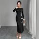 Elegant And Casual Knitted Dress