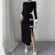 Elegant And Casual Knitted Dress