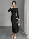 Elegant And Casual Knitted Dress