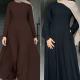 Womens Long-sleeved Sexy Round-neck Mermaid Dress