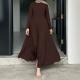 Womens Long-sleeved Sexy Round-neck Mermaid Dress