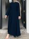 Womens Long-sleeved Sexy Round-neck Mermaid Dress