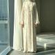 Printed Robe Womens SpringAutumn Loose Outerwear Cardigan Ethnic-Style Dress