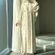 Printed Robe Womens SpringAutumn Loose Outerwear Cardigan Ethnic-Style Dress