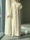 Printed Robe Womens SpringAutumn Loose Outerwear Cardigan Ethnic-Style Dress
