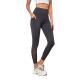 High Waist Grenadine Stitching Yoga Pants Pocket Quick-drying Breathable Hip Lifting Sport