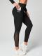 High Waist Grenadine Stitching Yoga Pants Pocket Quick-drying Breathable Hip Lifting Sport
