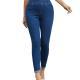 Elastic Waist Stretch Slimming Curling Ankle-length Jeans