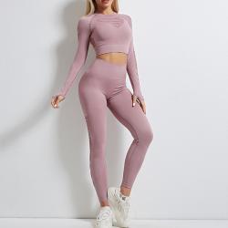 High Waist Trousers Yoga Clothes Long Sleeve Trousers