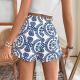 European And American-style Fashionable Printed Casual Shorts
