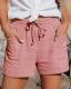 2026 European And American Cross-border New Summer Womens Clothing Amazon Wish High-Waisted Belted Loose Wide-Leg Short Pants For Women