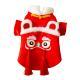 New Year Pet Tang Suits, Lion Dance Couple Cotton-padded Clothes, Festive Dog Clothes, Cat Two-legged Warm Dog Clothing