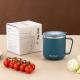 304 Stainless Steel Portable Mug With Lid Coffee Cup