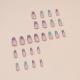 French Wear Nail Glossy Blue And Purple